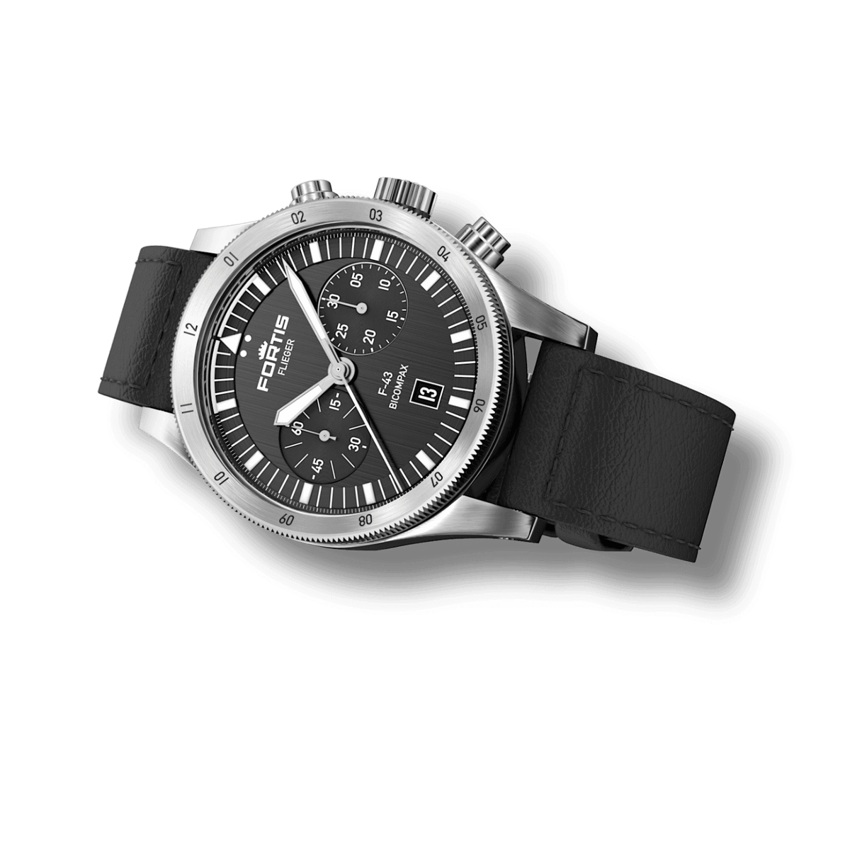 Flieger F-43 Bicompax  Black AS / liegend